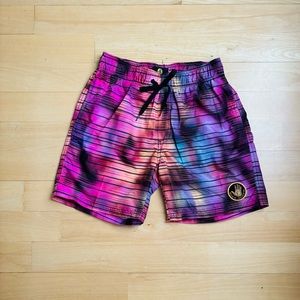 Body Glove Board Shorts Maui Swim Short Static Tie Dye Fall  Sunset. Small